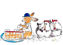 Illustration aus Max, der Tr&ouml;delhase
