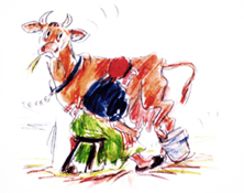 Illustration aus Jeden Morgen, in der Fr&uuml;h