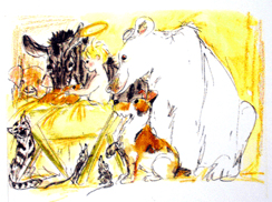 Illustration aus Die Weihnachtsschlange